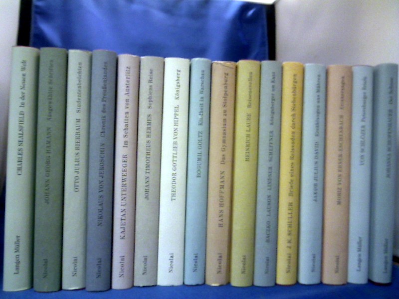 <b>Polheim, Karl Konrad (Hrsg.) und Hans (Hrsg.) Rothe.</b><br />Deutsche Bibliothek des Ostens. 16 Bände (von 35 Bdn.)