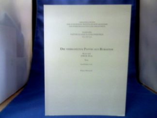 <b>Maresch  (Bearb.), Klaus.</b><br />Die verkohlten Papyri aus Bubastos; Band 3,A (P.BUB. III 6).