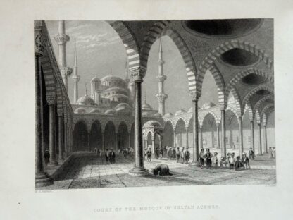 <p class="headtitle">Complete Set with 164 plates and appendix to the Crimean War.</p><b>Pardoe, Julia and William Beattie.</b><br />The Beauties of the Bosphorus by Miss Pardoe. Illustrated in a series of views of Constantinoble and its environs by W. H. Bartlett., and The Danube [illustrated]: its history, scenery, and topography. By William Beattie, M.D. splendidly illustrated from sketches taen on the spot, ba Abresch, and drwan W.H. Bartlett. – Bild 2