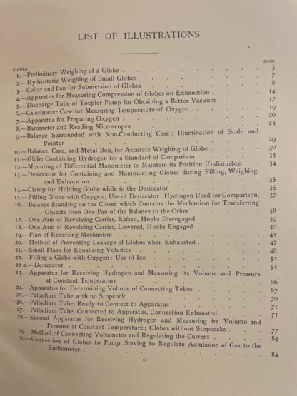 <b>Morley, Edward W.</b><br />On the densities of oxygen and hydrogen, and on the ratio of their atomic weights / by Edward W. Morley. – Bild 3