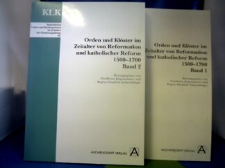 <b>Jürgensmeier (Hrsg.), Friedhelm und Regina Elisabeth Schwerdtfeger (Hrsg.).</b><br />Orden und Klöster im Zeitalter von Reformation und katholischer Reform 1500-1700. 2 Bände.