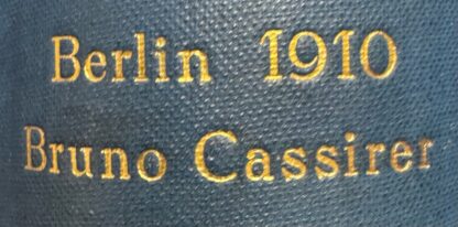 <p class="headtitle">Cassirers erste selbständige Veröffentlichung mit dem ExLibris von Jakob Klatzkin.</p><b>Cassirer, Ernst.</b><br />Substanzbegriff und Funktionsbegriff. Untersuchungen über die Grundfragen der Erkenntniskritik. – Bild 5