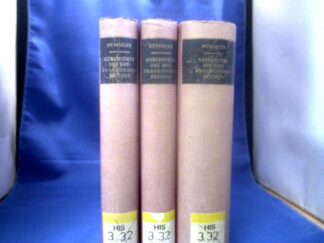 <b>Dümmler, Ernst.</b><br />Geschichte des ostfränkischen Reiches. 3 Bände.