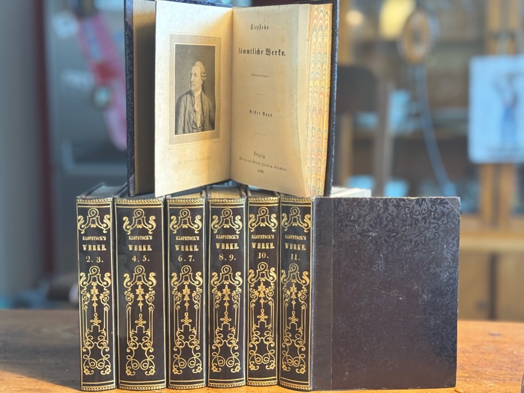 <b>Klopstock, Friedrich Gottlob.</b><br />Klopstocks sämmtliche Werke. Stereotype Ausgabe. – Bild 2