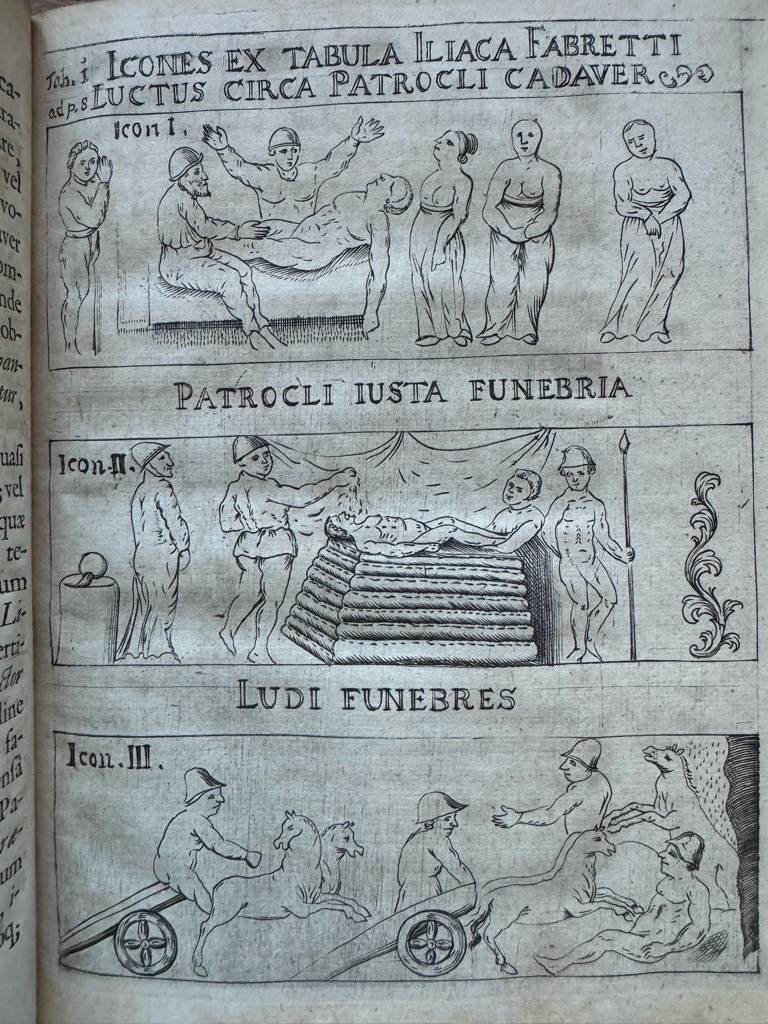 <b>Nunningh, Jodocus Hermann, Jodokus H. Nünning und J.H. Cohausen.</b><br />Jodoci Hermanni Nunningh sepulcretum Westphalico-Mimigardico gentile. II sectionibus partitum, in quarum prima de urnis, in altera de lapidibus ethnicorum sepulcralibus disseritur. ANGEB: Cohausen, Johann H.: Ossilegium historico-physicum. – Bild 4