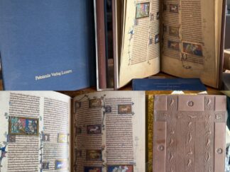 <p class="headtitle">PETERBOROUGH BESTIARIUM FAKSIMILE</p><b></b><br />Das Bestiarium aus Peterborough / The Peterborough Bestiary. The Parker Library, College of Corpus Christi and the Blessed Virgin Mary, Ms. 53 (fols. 189R-210V).