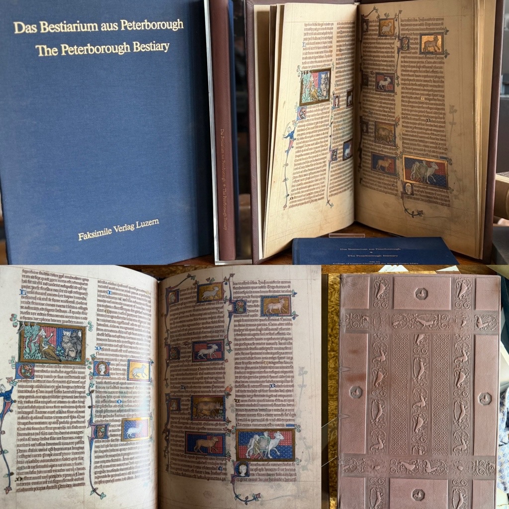 <p class="headtitle">PETERBOROUGH BESTIARIUM FAKSIMILE</p><b></b><br />Das Bestiarium aus Peterborough / The Peterborough Bestiary. The Parker Library, College of Corpus Christi and the Blessed Virgin Mary, Ms. 53 (fols. 189R-210V).
