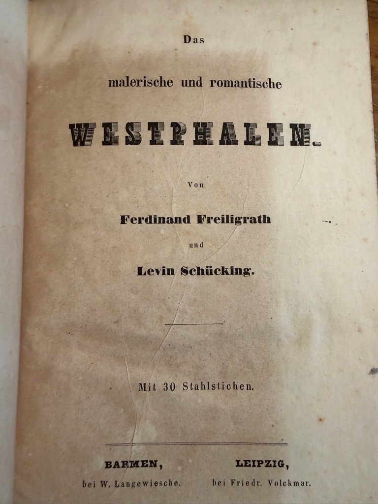 <b>Freiligrath, Ferdinand und Levin Schücking.</b><br />Das malerische und romantische Westphalen. – Bild 4