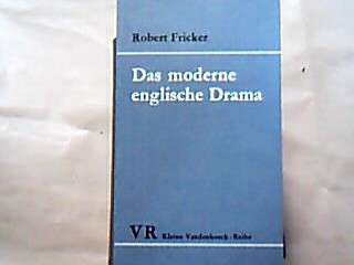 <b>Fricker, Robert.</b><br />Das moderne englische Drama.