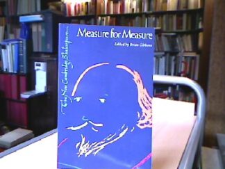 <b>Shakespeare, William.</b><br />Measure for Measure.