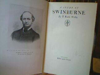 <b>Welby, T. Earle.</b><br />Swinburne.