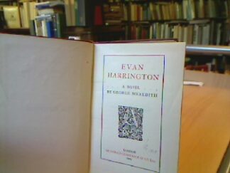 <b>Meredith, George.</b><br />Evan Harrington.