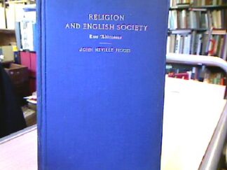<b>Figgis, John Neville.</b><br />Religion and English Society.