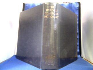 <b>Cary (Ed.), M.</b><br />The Oxford Classical Dictionary