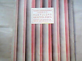 <b>Theele, Joseph (Hrsg.).</b><br />Aus Fuldas Geistesleben.