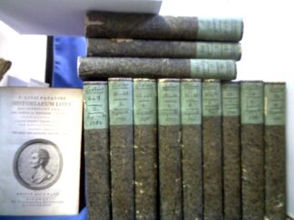 <b>Titus Livius.</b><br />T. Livii Patavinii Historiarum Libri qui supersunt omnes cum integris Jo. Freinshemii supplementis praemittitur vita a Jacobo Philippo Thomasino conscripta cum Notitiae literaria accedit Index