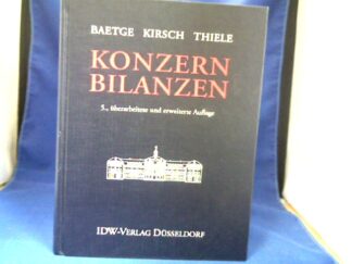 <b>Baetge, Jörg.</b><br />Konzernbilanzen.