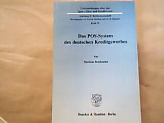 <b>Brockmeier, Matthias.</b><br />Das POS-System des deutschen Kreditgewerbes.