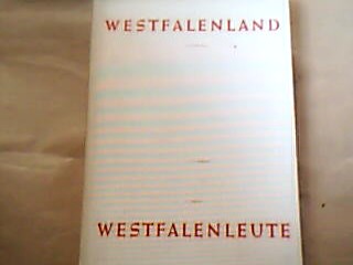 <b>Albrecht, Christoph, Erich Wieseke und Werner Höfer (Text).</b><br />Westfalen - Land. Westfalen - Leute.