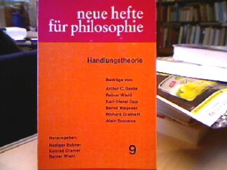 <b>Bubner  (Hrsg. u.a.), Rüdiger.</b><br />neue hefte für philosophie 9: Handlungstheorie.