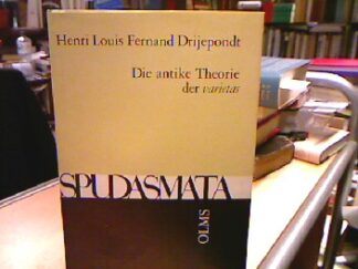 <b>Drijepondt, Henri Louis Fernand.</b><br />Die antike Theorie der varietas.