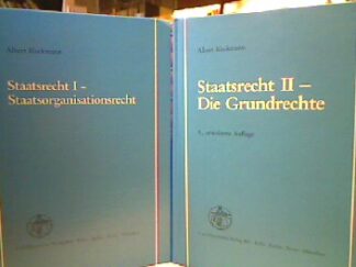 <b></b><br />Staatsrecht I u. II.