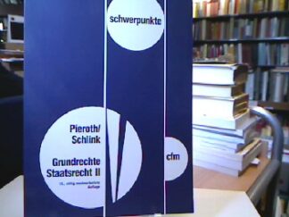 <b>Pieroth, Bodo.</b><br />Staatsrecht.