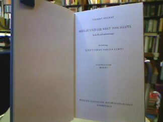 <b>Murray, Gilbert.</b><br />Hellas und die Welt von heute.