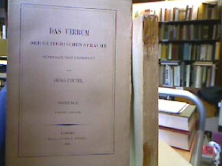 <b>Curtius, Georg.</b><br />Das Verbum.