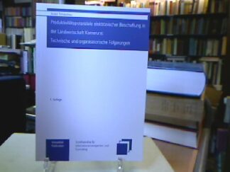 <b>Tchokotheu, André.</b><br />Produktivitätspotenziale elektronischer Beschaffung in der Landwirtschaft Kameruns: technische und organisatorische Folgerungen.