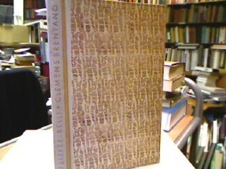 <b>Pfeiffer-Belli, Wolfgang.</b><br />Clemens Brentano.