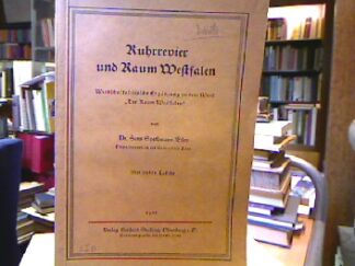 <b>Spethmann, Hans.</b><br />Ruhrrevier und Raum Westfalen.