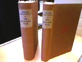 <b>Hauptmann, Gerhart.</b><br />Das gesammelte Werk. Ausgabe letzter Hand zum achtzigsten Geburtstag des Dichters 15. XI. 1942. Abt. 1. 17 Bde.