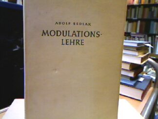 <b>Sedlak, Adolf.</b><br />Modulationslehre.