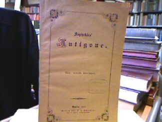 <b>Sophokles.</b><br />Antigone.