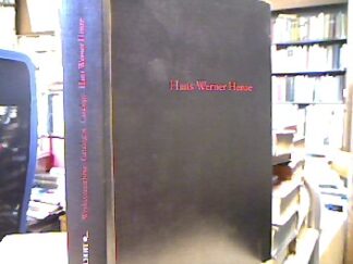 <b>Henze, Hans Werner und Andreas [Red.] Krause.</b><br />Hans Werner Henze : ein Werkverzeichnis ; 1946 - 1996.