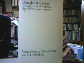 <b>Hanssler, Bernhard.</b><br />Materialien und Dokumente zur Lehrerbildung.