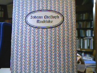 <b>Rincklake, Johann Christoph und Max Hg. Geisberg.</b><br />Johann Christoph Rincklake.