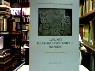 <b>Koefoed-Petersen, Otto.</b><br />Catalogue des bas-reliefs et peintures Égyptiens.