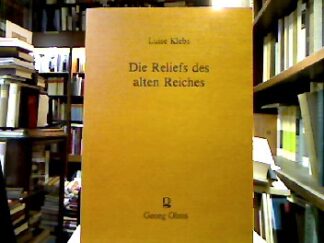<b>Klebs, Luise.</b><br />Die Reliefs des alten Reiches : (2980 - 2475 v. Chr.) ; [Material zur ägyptischen Kulturgeschichte].