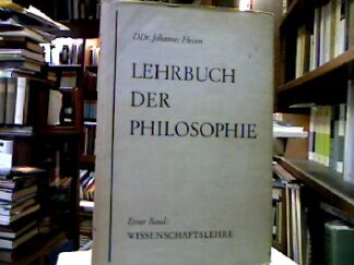 <b>Hessen, Johannes.</b><br />Lehrbuch der Philosophie.