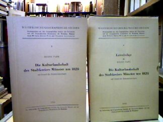 <b>Pape, Heinz.</b><br />Die Kulturlandschaft des Stadtkreises Münster um 1828 auf Grund der Katasterunterlagen.