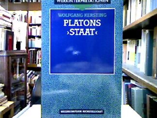 <b>Kersting, Wolfgang.</b><br />Platons "Staat".