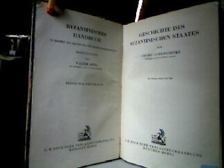 <b>Ostrogorsky, Georg.</b><br />Geschichte des Byzantinischen Staates.