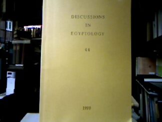 <b>Nibbi, Alessandra [Ed.].</b><br />Discussions in Egyptology.