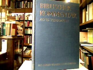 <b>Kraus, Hans-Joachim.</b><br />Klagelieder (Threni). (= Biblischer Kommentar Altes Testament BKAT XX).