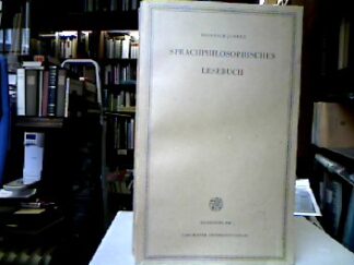 <b>Junker, Heinrich [Hrsg.].</b><br />Sprachphilosophisches Lesebuch.