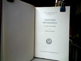 <b>Düring, Ingemar.</b><br />Aristotle`s Protrepticus : An Attempt at Reconstruction.
