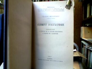 <b>Mondésert, Claude.</b><br />Clément D` Alexandrie.