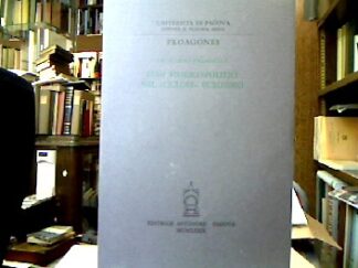 <b>Paganelli, Leonardo.</b><br />Echi storico-politici nel "Ciclope" Euripideo.